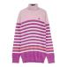 ADIDAS GOLF Adidas Golf N56519ta-toru шея длинный рукав вязаный свитер окантовка рисунок розовый серия L Golf одежда женский 