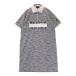 PEARLY GATES Pearly Gates короткий рукав Polo One-piece Logo общий рисунок темно-синий серия 1 Golf одежда женский 
