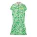 BEAMS GOLF Beams Golf подкладка есть короткий рукав One-piece общий рисунок оттенок зеленого S Golf одежда женский 