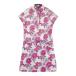 ZOYzo-i× Surf Line короткий рукав One-piece общий рисунок розовый серия 38 Golf одежда женский 