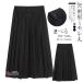  школьная юбка форма студент юбка в складку чёрный темно-синий длина 59?63cm темно-синий колени внизу одноцветный большой размер соответствует 