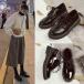 оксфорды женский толщина низ обувь гонки выше Корея Loafer manishu обувь ( нить имеется 1 модель только )