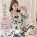  пижама женский 40 плата BEFIRXX1671 красивый . модный 3 позиций комплект верх и низ в комплекте весна лето осень-зима передний открытие симпатичный цветочный принт салон одежда тонкий resi