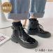  толщина низ ботинки женский ботинки кожа обувь короткие сапоги оксфорды futoshi . каблук чёрный ..... кожа обувь ходить на работу посещение школы kaji