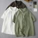 linen рубашка женский весна лето хлопок лен tops . воротник рубашка туника одноцветный ходить на работу OL надеты .. стиль 