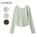 �G�~ emmi ���K ���K�E�F�A �g�b�v�X �T�X�e�i���b�`�f�U�C���v���I�[�o�[ 14WCT252201 2025SS �t�� �J�b�v�t �z������ �ڐG�⊴ UV�J�b�g �X�g���b�` ��������