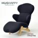 HUG LOUNGE CHAIR - g lounge стул : глубокий серый (HUGHAPPY наклонный стул lik подкладка персональный стул подставка для ног в одном корпусе )