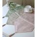  water-repellent table Runner lovely table runner Damas Crows (32×180) rose da mask pattern water repelling processing floral print table mat 