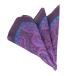  Италия производства ручная работа лиловый peiz Lee рисунок мужской pocket square 