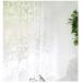  душ занавески автобус занавески водонепроницаемый защита от плесени обработка ванна модный глаз .. перегородка теплоизоляция легко устанавливается ( белый цветочный принт ширина 120cm× длина 180cm)