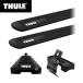 THULE�ʥ����꡼�� ���塼����H22/6�������ѥ١�������ꥢ���å� �եå�7105+�����󥰥С� EVO7112B+���å�5098 ��������ꥢ �롼�ե���ꥢ �롼�ե�å�