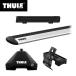 THULE( Thule ) Vezel специальный основной держатель ( foot 7105+ Wing балка EVO7113+ комплект 5175)+ багажник для лыж snow упаковка 7324B продольные направляющие на крыше нет H25/12~