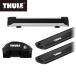 THULE Thule XV GT серия ( с продольными направляющими на крыше .) основной держатель &amp; багажник для лыж комплект foot 7204+ Wing балка край 7213B× 2 шт +ek stain da-7325