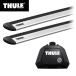 THULE Thule VW Tiguan ( с продольными направляющими на крыше .2024~) багажник на крыше 2 позиций комплект foot 710410+ Wing балка EVO7113 машина багажник custom детали 
