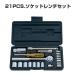 �勴�Y�� BAL 21PCS.�\�P�b�g�����`�Z�b�g No.501 �Ԃ̕ێ�E�_�����̑��̍�Ɨp�H��/�^�C������/���`�F�b�g�n���h��/6�p