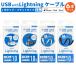 �[�d�P�[�u�� Lightning USB �P�[�u�� 6�{�Z�b�g ���C�g�j���O�P�[�u�� ���� 1�� USB-A iPhone iPad �X�}�z�[�d �^�u���b�g �p�\�R�� �f�[�^�]�� Apple�F�ؕi
