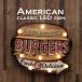  signboard lighting store equipment ornament ornament light interior miscellaneous goods LED american Classic LED autograph BURGERS american miscellaneous goods 