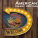  signboard lighting store equipment ornament ornament light interior miscellaneous goods LED american Classic LED autograph BURGERS &amp; FRIES american miscellaneous goods 