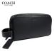 COACH Coach outlet мужской клатч ручная сумочка сумка маленький путешествие кожа CAT30 черный новый продукт новый товар 