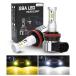  противотуманные фары LED 2 цвет переключатель H8/H11/H16/H9 led противотуманая фара DC12V машина двоякое применение 12000LM супер высокая яркость желтый белый led клапан(лампа) 2 шт. комплект с гарантией 