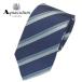 アクアスキュータム AQUASCUTUM  ネクタイ ストライプ柄 ネイビー メンズ シルク サイズ剣幅8cm