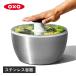 ���T�t�� �I�N�\�[ oxo �T���_�X�s�i�[ ��ؐ��؂�� �X�e�����X �蓮 ��]�� STAINLESS SALAD SPINNER 1071497
