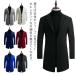  Пальто Честерфилд весна осень осень одежда tailored jacket длинное пальто мужской жакет длинный внешний бизнес casual весна одежда воротник-стойка 