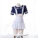  симпатичный школьная форма верх и низ в комплекте спортивная форма матроска костюмированная игра маскарадный костюм Event костюм .. нижнее белье baby doll 