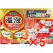 【 まとめ買い5個セット 】 温泡 発泡入浴 とろり炭酸湯 ぜいたく果実紅茶 12錠入
