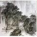  autograph water ink picture landscape .no26.. basis work interior. small articles picture 