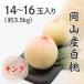 2026 подарок на Bon Festival Okayama производство белый персик 14~16 шар примерно 3.5kg King свет сенсор выбор . несессер ввод персик фрукты белый персик подарок подарок 7 месяц сверху . примерно .. отправка 