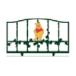 LIXIL Disney забор Винни Пух B type moss green + Full color установка с ножками производство на заказ товар YBFN11