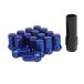  lock nut blue car tire wheel nut M12 Short nut Laguna  tracing nut (16 piece,1.25mm)