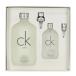 * бесплатная доставка!![Calvin Klein] набор комплект * Calvin Klein CK-ONE CK One o-doto трещина EDT 200ml+50ml*