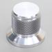 30mm(6.0) высококлассный ручка регулировки aluminium стружка (процесс образования во время фрезеровки) серебряный объем кнопка, ручка настройки 