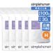 ( стандартный товар ) простой hyu- man simplehuman код H 30L Perfect Fit мусорный пакет 100 листов белый CW0168CP мусорный пакет специальный 