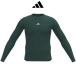  одежда внутренний рубашка футбол Adidas Techfit Longsleeve Men Tec Fit длинный рукав custom длинный рукав зеленый темно-зеленый JN4368-TDG adidas
