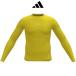  одежда внутренний рубашка футбол Adidas Techfit Longsleeve Men Tec Fit длинный рукав custom длинный рукав одежда желтый желтый JN4368-TYL adidas