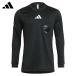  Adidas футбол рефери рубашка с длинным рукавом контакт охлаждающий одежда судья одежда длинный рукав текстильная застёжка имеется ODW42-KK8095 adidas