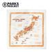 PARKS PROJECT park s Project Japan карта бандана Japan Map Bandana мужской женский носовой платок рука ... аксессуары подарок альпинизм 2025 осень-зима 