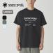 snow peak ���Ρ��ԡ��� ���Ρ��ԡ��������ݥ���ե�T����� TS-25AU003  SP Typography T-Shirt ��� ��ǥ����� ���롼�ͥå� ����ե��å� 2025 ����