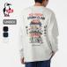 CHUMS Chums красный asisa бегемот brush doL/S футболка CH01-2879 Akaashi Sakaba Brushed L/S T-Shirt tops длинный рукав long T-back принт 2026 осень-зима 