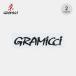 GRAMICCI Gramicci Gramicci разрезные наклейки GAC-022 бренд стикер 2025 осень-зима 