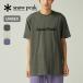 snow peak ���Ρ��ԡ��� ���Ρ��ԡ��������ݥ���ե�T����� TS-25AU003  SP Typography T-Shirt ��� ��ǥ����� ���롼�ͥå� ����ե��å� 2025 ����