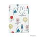  Miffy Bloom A4 прозрачный держатель (3 карман ) A белый MF988Aktsuwa Bloom miffy канцелярские принадлежности взрослый герой товары симпатичный прозрачный файл место хранения регулировка 