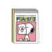  Snoopy Mini память накладка розовый PN24-12 квадратное square 75 годовщина 75th Peanuts герой товары симпатичный блокнот для заметок сообщение .. запись 