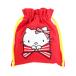 ku.. ....× Hello Kitty SaGa la вышивка мешочек красный S2340143 Sunstar канцелярские принадлежности герой товары сотрудничество симпатичный книга с картинками подарок подарок бардачок 