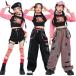  stage костюм чёрный розовый шорты брюки юбка танцевальный костюм Kids Dance девочка Jazz Dance Dance одежда выставить hip-hop Kids черный 