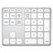 iClever Number Pad for Laptop, Bluetooth Number Pad, USB-C Charge, Aluminum Build, Multi-Device Wireless Number pad for Data Entry, Compatible with Ma