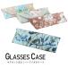  очки кейс модный очки кейс semi твердый модель взрослый симпатичный симпатичный a- скалярный botanikaru способ цветочный принт цветок рисунок женский женщина 2580 магнит кнопка 